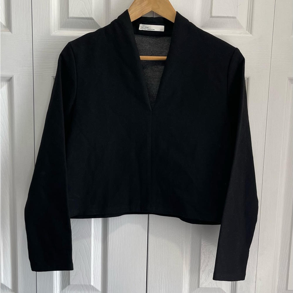 Sz.M- Oak+Fort V-Neck Long sleeve top - Picture 2 of 10